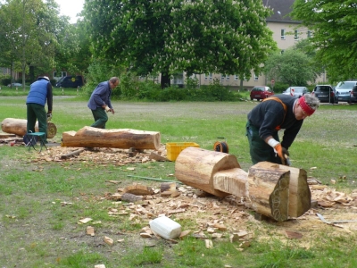 Bild 1: Freiluftbildhauerei 2014