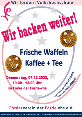 Plakat Waffelbacken Plakat Waffelbacken